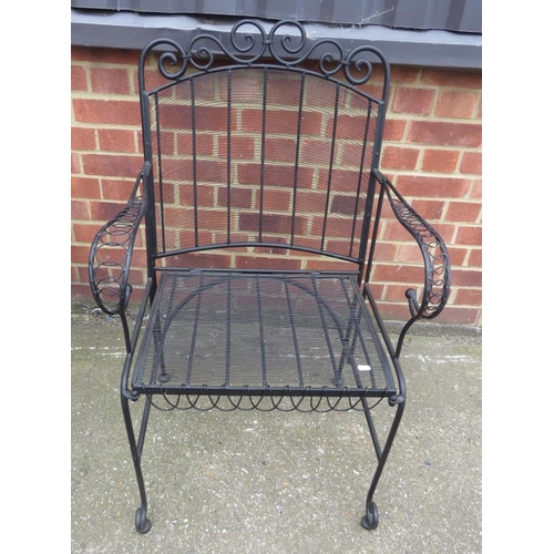 Folding Metal Garden Chair