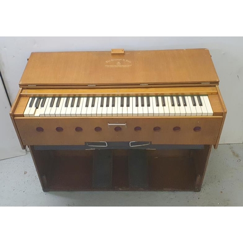 16 - The Triumph De Luxe Portable Folding Pump Organ/Harmonium, 94cm W x 80cm H x 44cm D FW