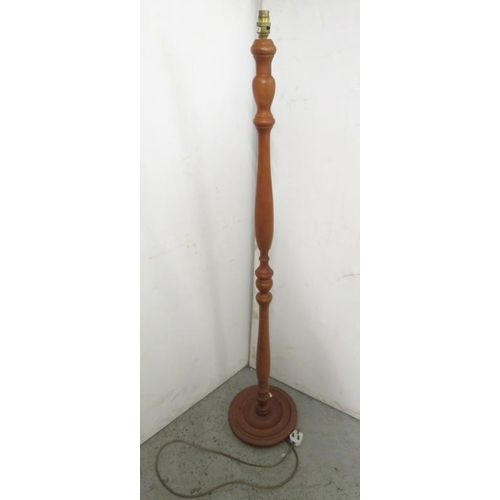 47 - Floor Standing/Standard Lamp Blonde Wood A13