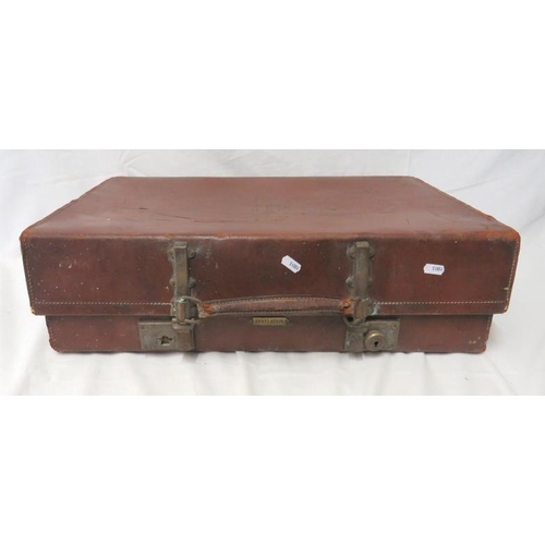 1558 - Leather Revelation Vintage Suitcase approx. 60cm x 39cm x 17cm