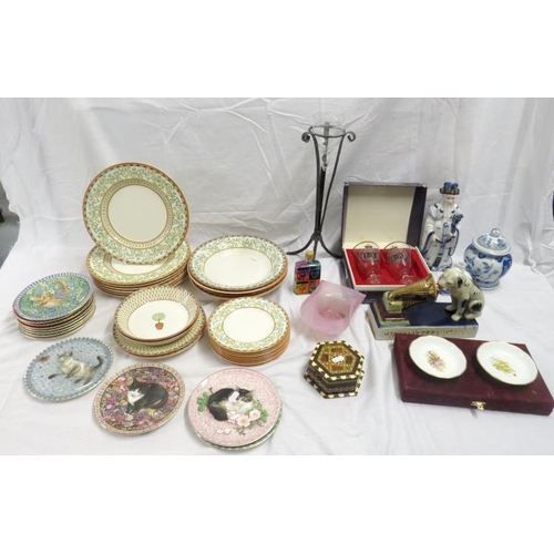 Aynsley Meet my kittens collectors plates, Tesco Home lemon tree