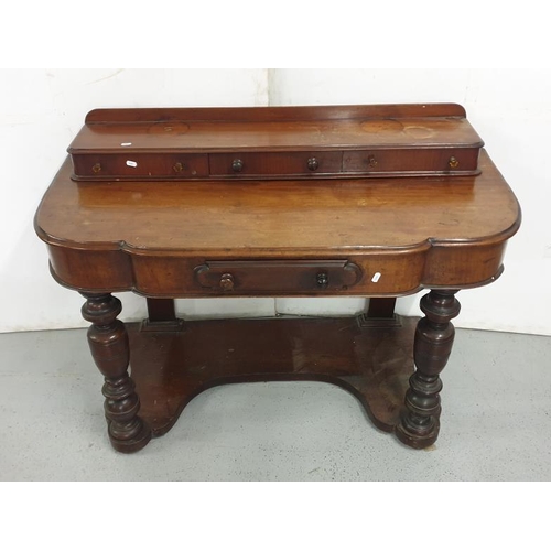 56 - Victorian Duchess Style Dressing Table/Desk/Wash Stand, single drawer to centre, shaped base, bowl t... 