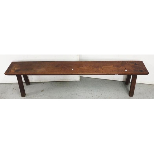 23 - Antique Rustic Oak Bench approx. 182cm L x 45cm H x 25cm D A1