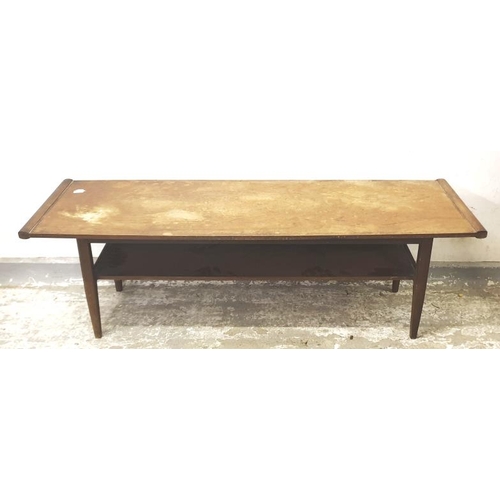 48 - Mid Century Design Narrow Coffee Table approx. 114cm L x 35.5cm D x 34cm H A9