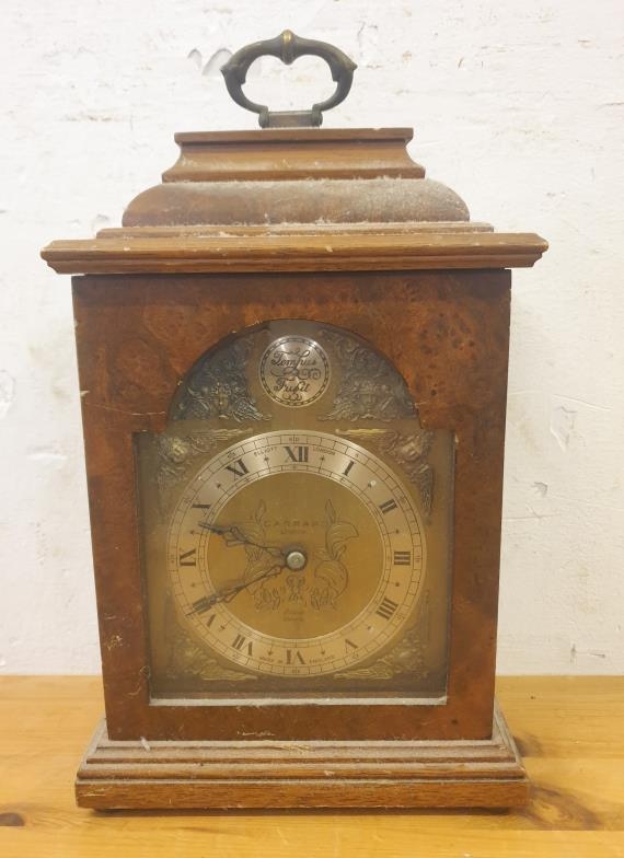 2 Quartz Carriage Clocks, London Clock Company chrome effect, Minstrel ...