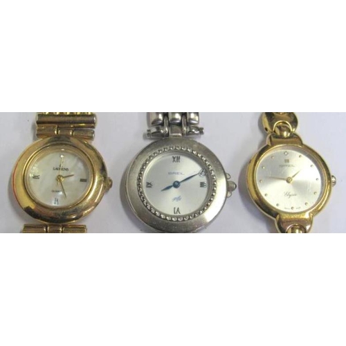 2 Breil Wristwatches Elysee Swiss made gold plated Griffe silver