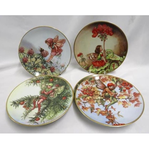 6 Flower Fairy Plates by Cicely Mary Barker The Old mans beard fairy