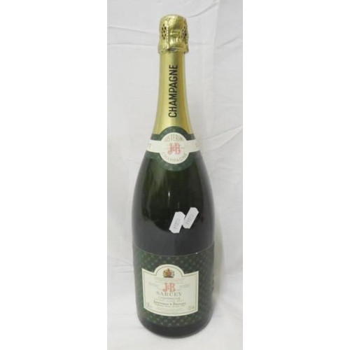 1210 - Justerini & Brooks Sarcey Champagne 1.5 magnum bottle