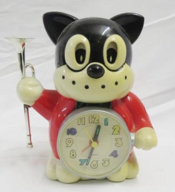 Felix The Cat Rhythm talking novelty quartz alarm clock