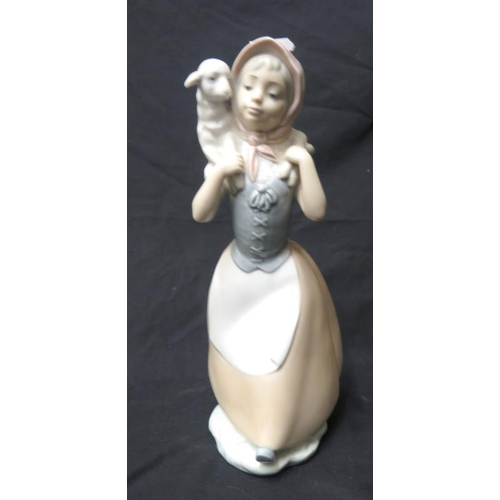 Nao By Lladro Figurine Shepherdess No 238 Approx 25cm H 2289