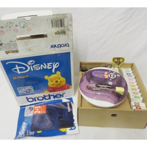 1682 - Disney E Touch Brother E-100P Embroidery Appliqué creator, boxed