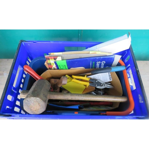 2189 - Tools incl.  Mallet, screwdriver etc.