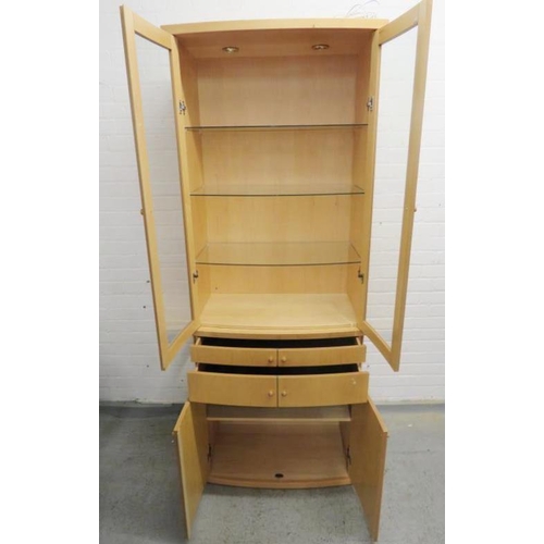 Skovby Maple Model SM512MB Modern Danish Display with 2 drawers