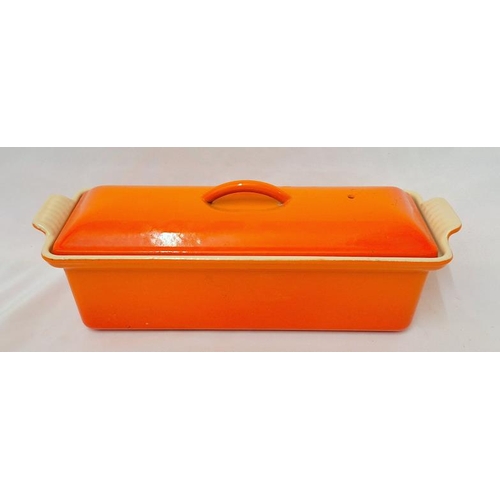 1780 - Orange Le Creuset Loaf Tin/Pan approx. 31cm x 11cm