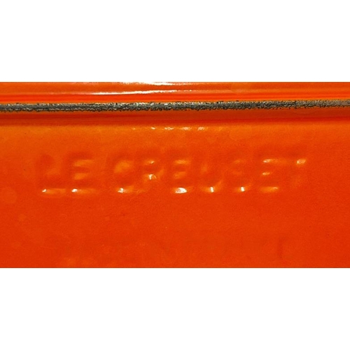 1780 - Orange Le Creuset Loaf Tin/Pan approx. 31cm x 11cm