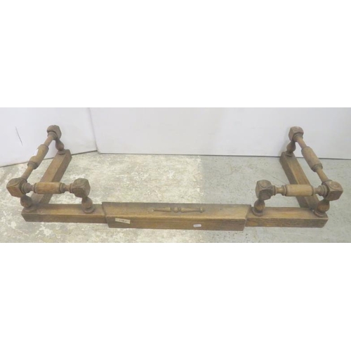 56A - Oak Fire Surround approx. 102cm W x 35cm D x 18cm H/extends to 130cm H (A1)