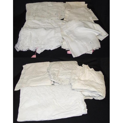 Vintage Linen incl. tablecloths, napkins & runners (1 Box)