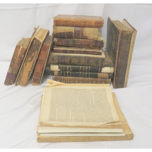 Antique Books incl. Chambers Encyclopaedia Volume 3, French/English ...