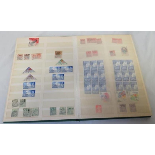 1241 - Stamps: GB Green Album Mint & Used & Movaleaf Album World, Commonwealth & GB Used