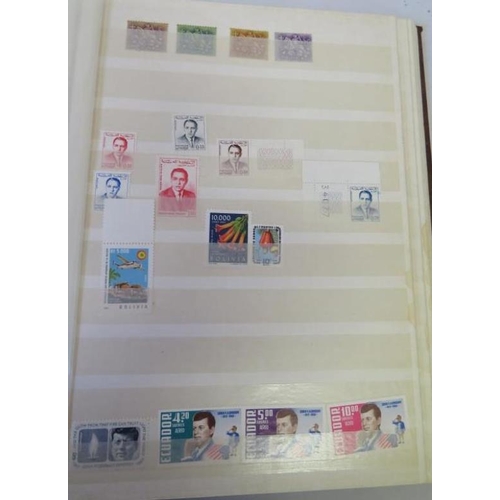 1242 - Stamps: Brown Stock Book Mint & Used Sets & Singles World