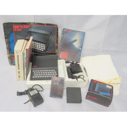 Sinclair ZX 81 computer with programming booklets NO PLUG