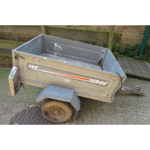 2167 - 122 Erde Trailer approx. 125cm x 97cm x 35.5cm D