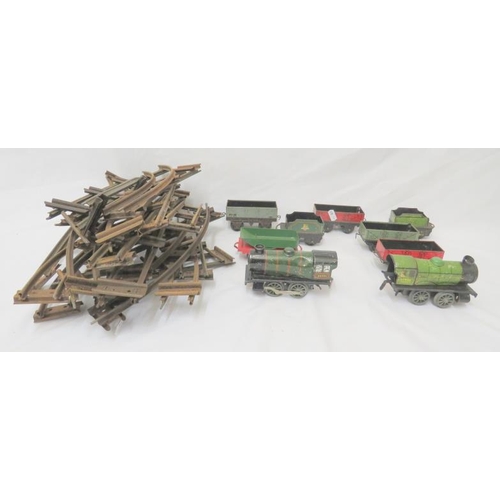 0 Gauge Tin Plate Railway Engines, train tender, British Railways green