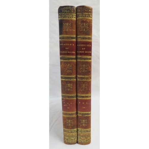 Antique Book Box, memoirs of Baron Grimm