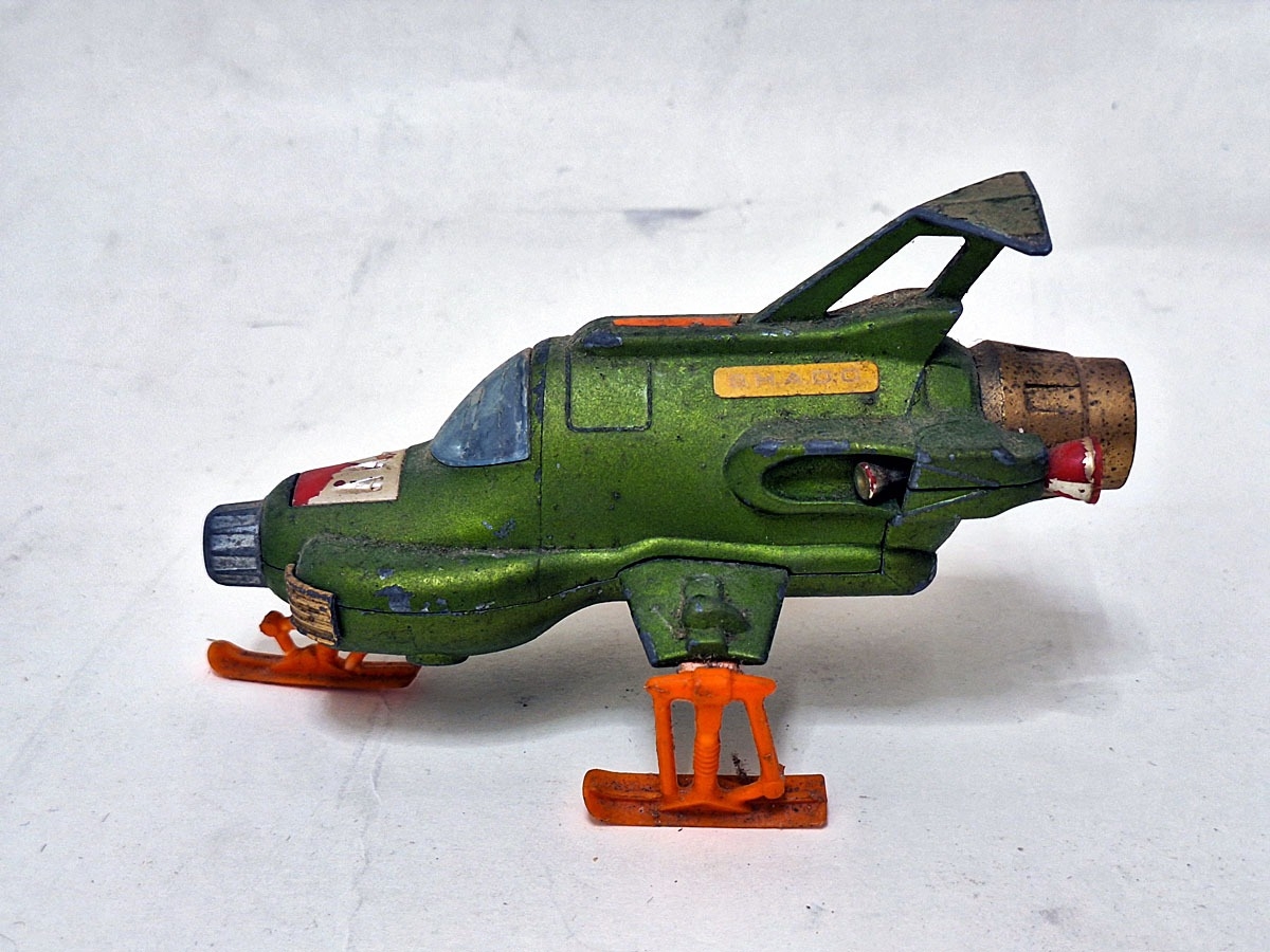 Dinky Toys 351 &ndash; Missile Intercettore In Plastica Giallo Con Punta Rossa (riproduzione 2024)