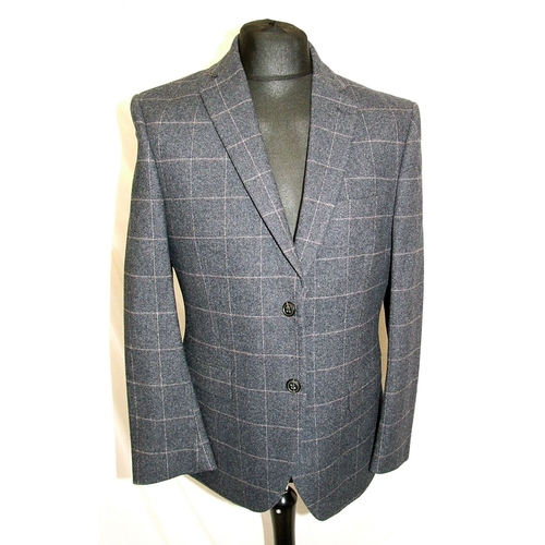 5 Mens Jackets Size 40: M&S Collection grey windowpane check, Topman ...