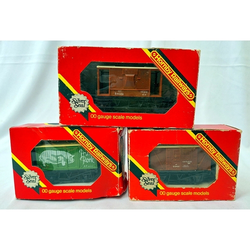 Hornby Railway Silver Seal R218 Brake Van, R205 BR Ventilated Van ...