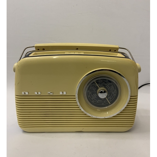 Vintage Bush Radio model no. TR82 with lead, UNTESTED