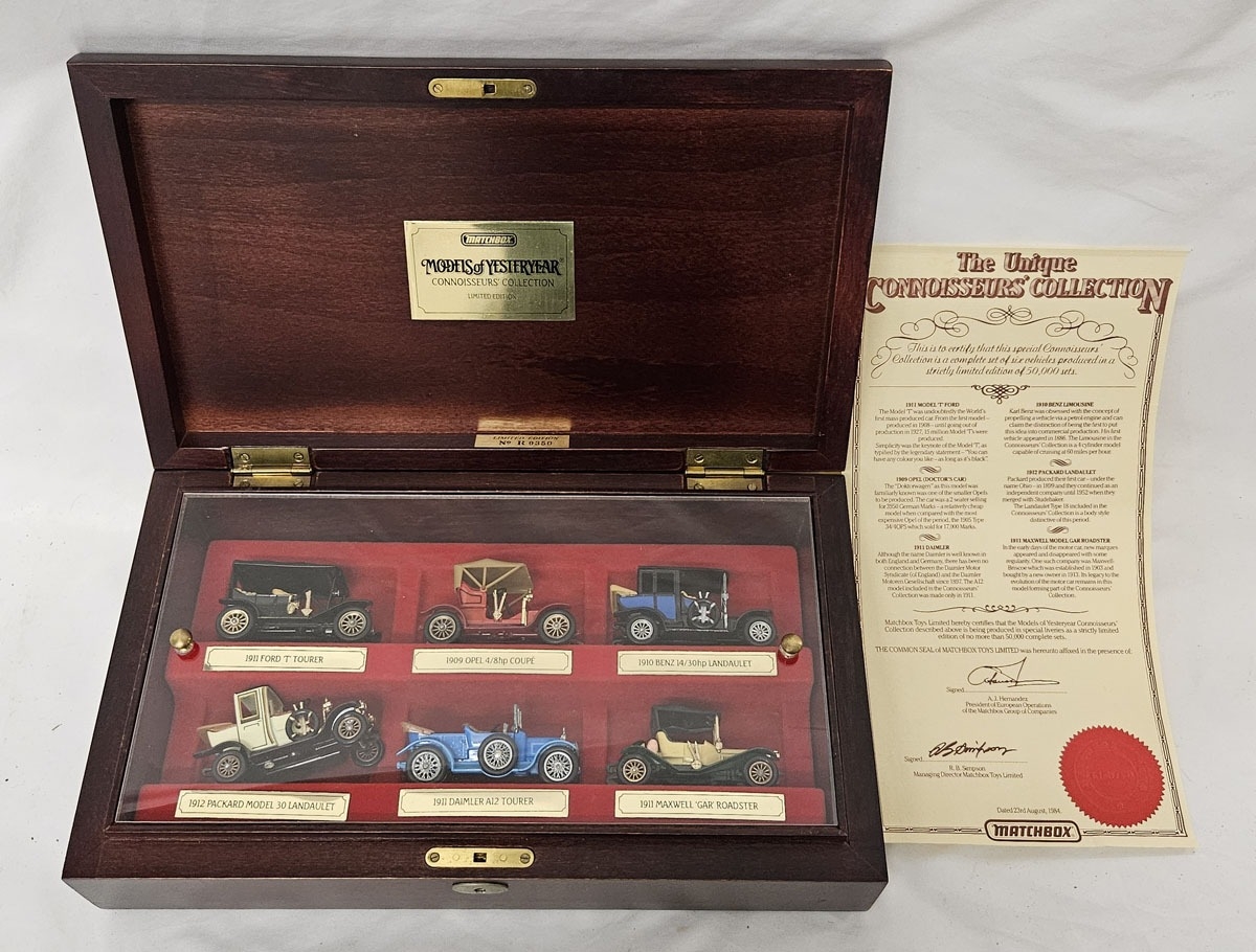 Matchbox Models of Yesteryear Connoisseur Limited Edition Set in wooden ...