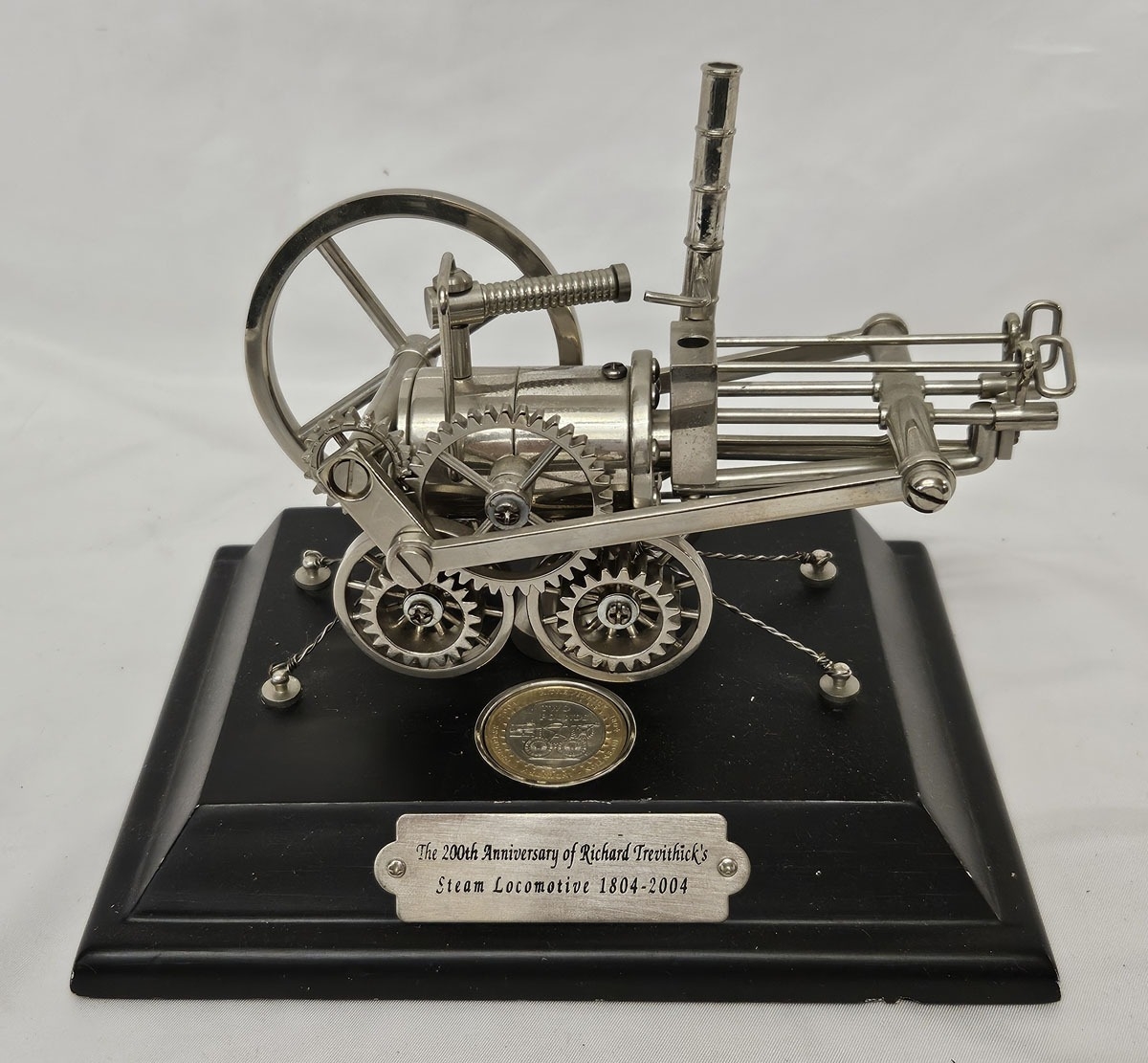 Model of Richard Trevithick Steam Engine marking 200th anniversary 1804 ...