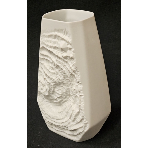 Vintage Kaiser Fossil Bisque Vase approx. 18.5cm H