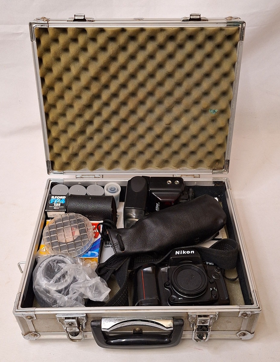 Nikon F90 SLR Camera with accessories, boxed, Nikon extra lens, Nikon ...