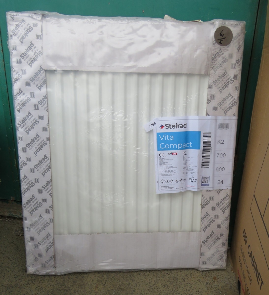 White Radiator, new boxed from Stelrad Vita Compact Type K2 approx ...