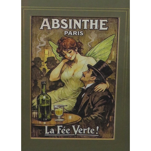 F/g Advertising Print 'Absinthe', 25cm x 31cm