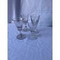 4 Early Rummer Type Glasses.