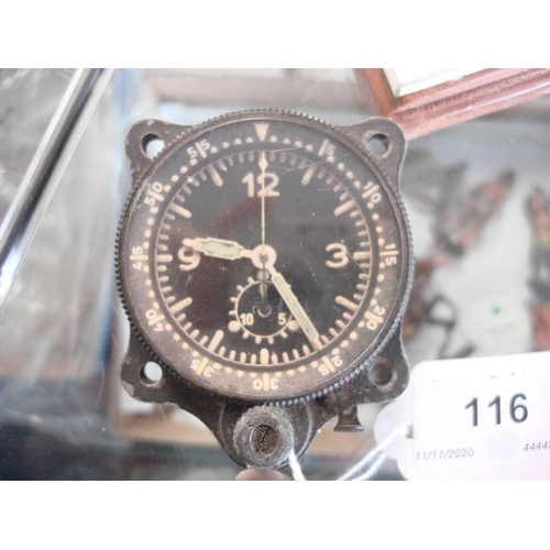 116 - A WWII Period Luftwaffe Jughans JB30Z cockpit chronograph:, as fitted to Me BF109 and similar aircra... 