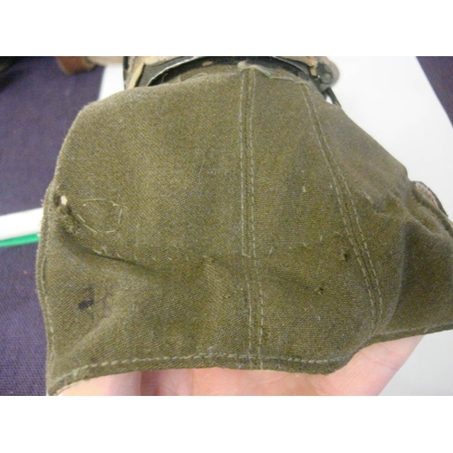 132 - A WWII period leather flying helmet, formerly the property of Major Robert Hickman Holmes, RAF: the ... 