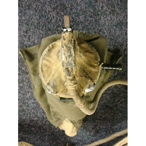 132 - A WWII period leather flying helmet, formerly the property of Major Robert Hickman Holmes, RAF: the ... 