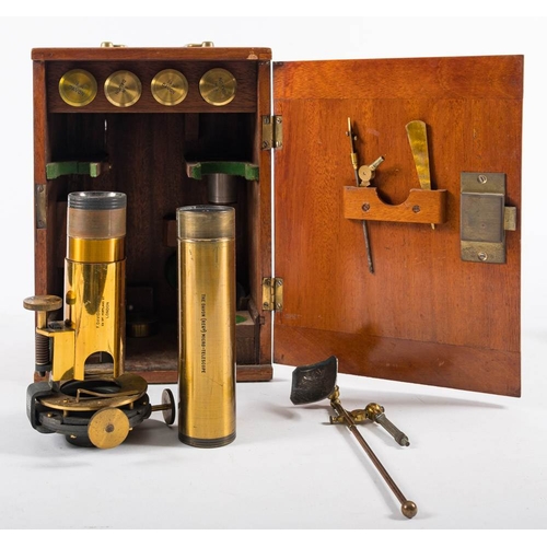 272 - An early 20th century 'The Davon' Micro-Telescope by  F Davidson& Co, London,: signed to the sightin... 