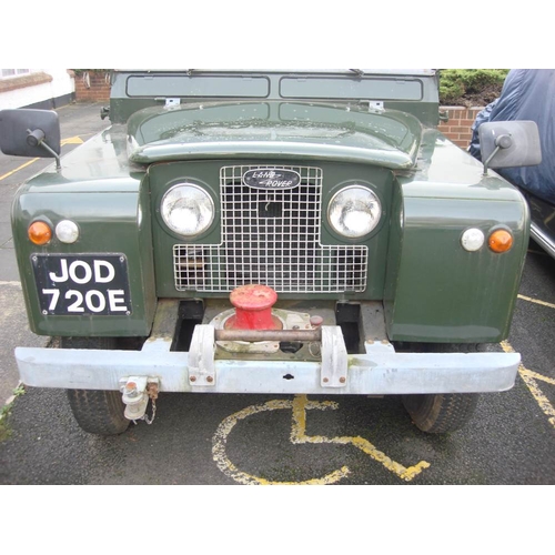 3 - A 1967 Land Rover 109 Series IIA registration JOD 720E: chassis number 34500012A, 30,358 miles two p... 