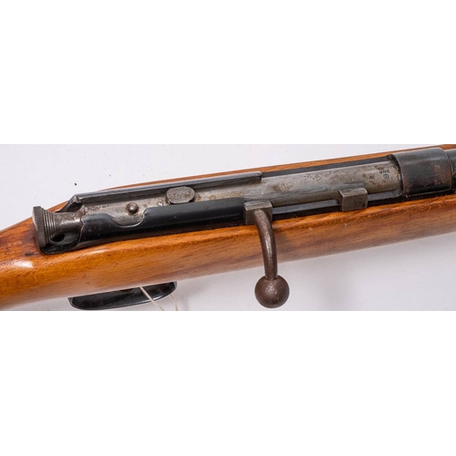 45 - A Webley & Scott single barrel bolt action .410 shotgun: No 6102, signed to barrel on a semi-pistol ... 