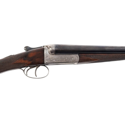 49 - A Hodgson double barrel sixteen bore boxlock ejector: '2014', the 26 1/4 inch barrels over engraved ... 