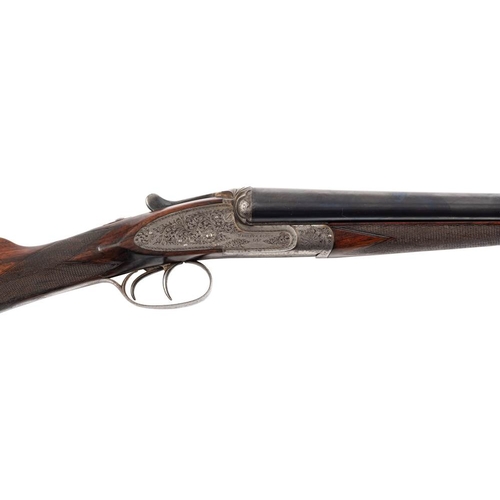 50 - A Webley and Scott double barrel twelve bore sidelock ejector: number '69010' the plain 30 inch barr... 