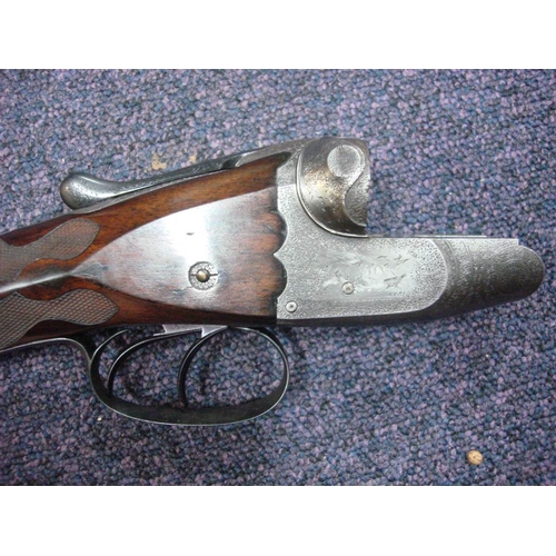 53 - A W W Greener Royal Model double barrel twelve bore hammerless 'Facile Princeps' ejector: No 39564, ... 