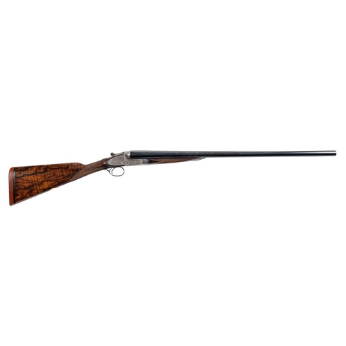 54 - A Boss and Co double barrel twelve bore easy opening ejector: No 22894, plain 28 inch barrel over sc... 