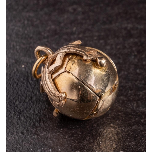 147 - A silver gilt Masonic ball pendant, together with a silver past Master's jewel: and three other Maso... 